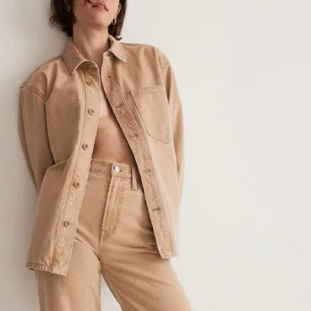 Madewell Denim Shirt-Jacket: Botanical Yarn-Dye Edition